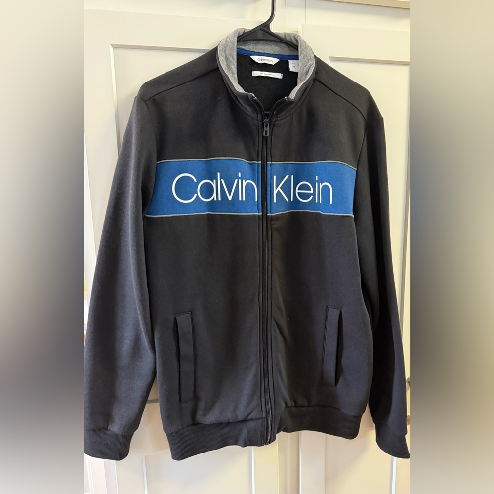 Calvin Klein Men's Soft Touch Fleece Jacket Size Medium